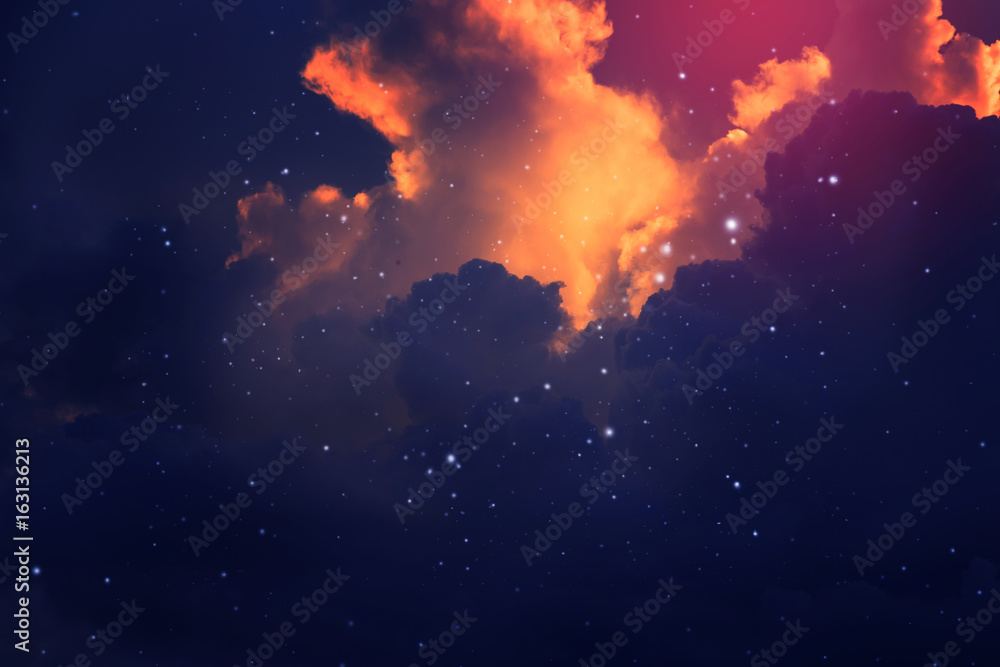 Fototapeta premium night sky with stars.