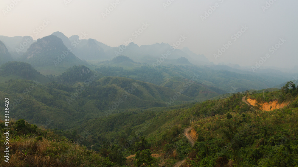 Obraz premium Mountains of Laos