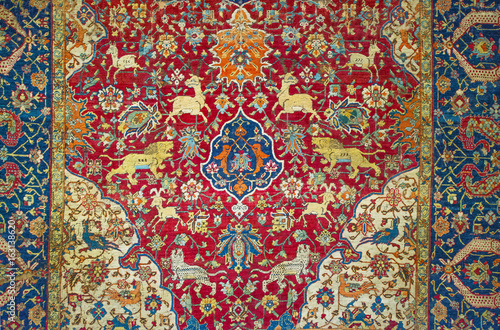 germany,berlin,pergame museum : carpet from iran