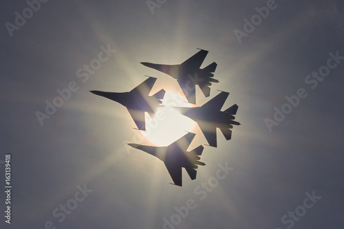 SAINT-PETERSBURG, RUSSIA Aerobatic team 