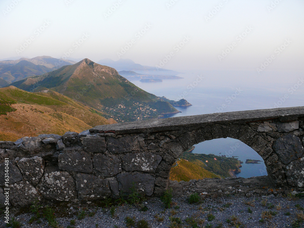 Calabrian coast - Beautiful hilly shore of Calabria, Italy