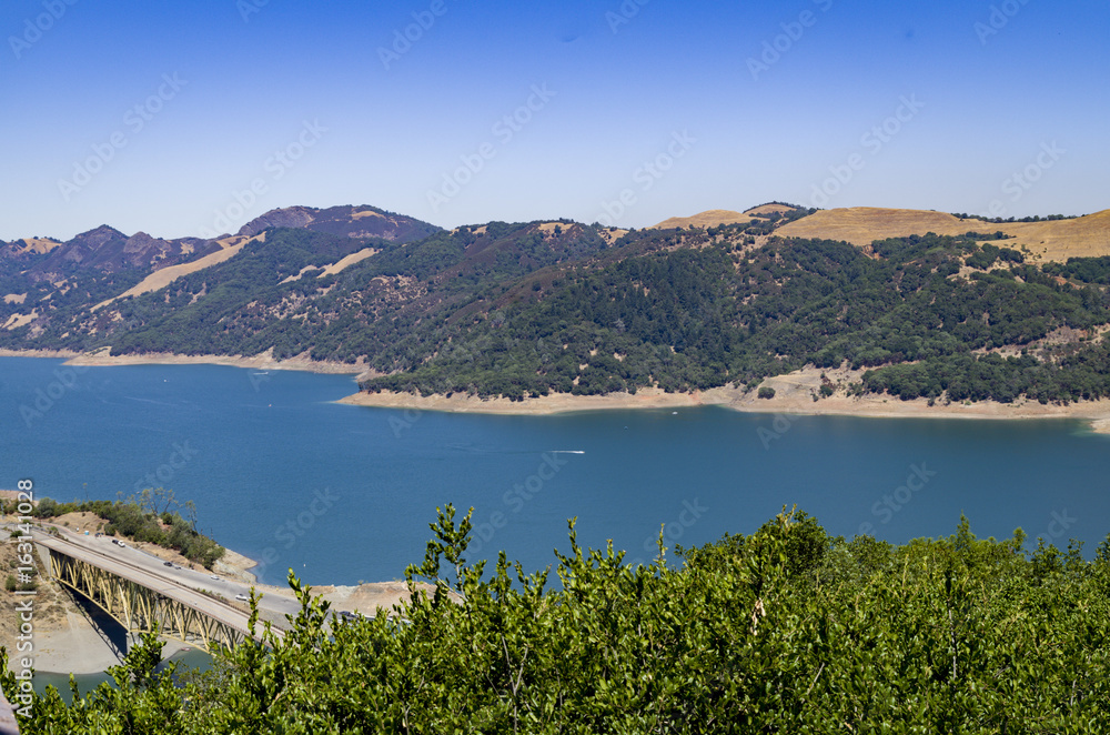 Lake Sonoma in northern Sonoma County provides drinking water and a recrational area.