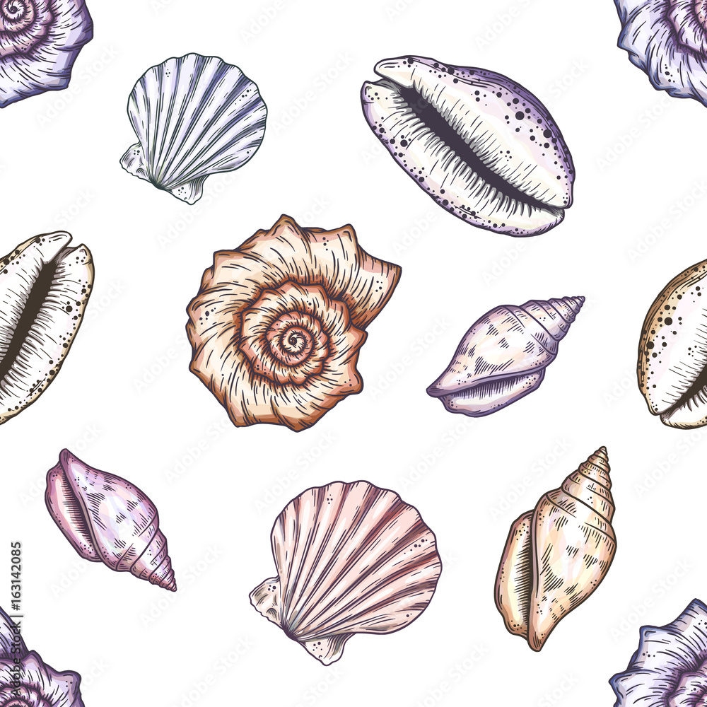 Hand drawn marine background. Hand drawn marine background.