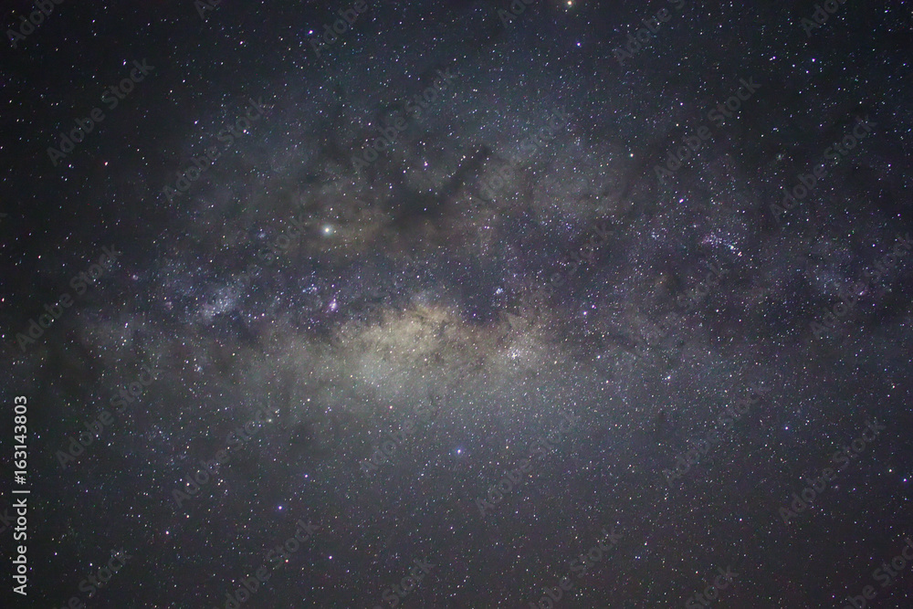 Milky Way galaxy rising in Sabah, Borneo, Asia