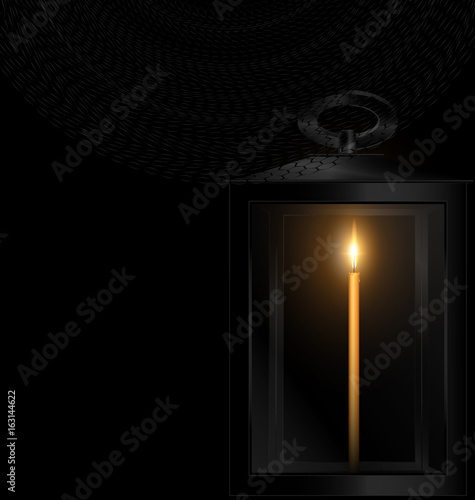 dark, lighter and candle