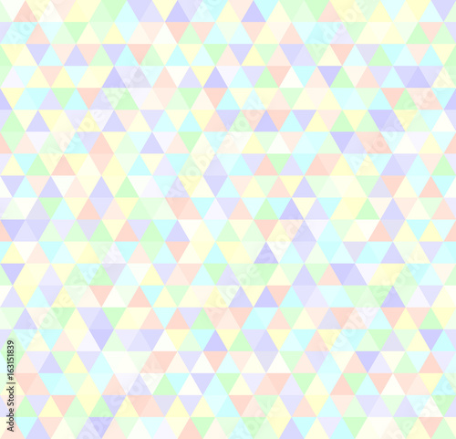 Triangle pattern. Vector seamless background