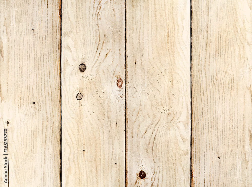 Naklejka premium Wood texture, vector Eps10 illustration. Natural Wooden Background