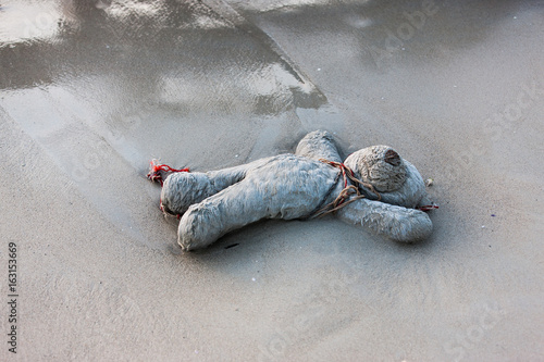 Teddybear washed ashore