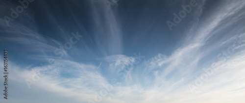 blue sky and clouds view