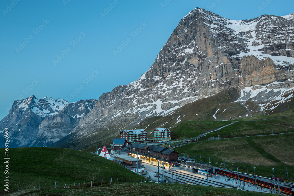 Obraz premium Gare de Kleine Scheidegg