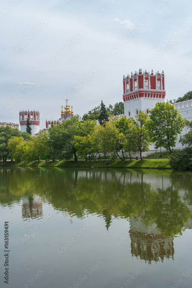 Novodevichy Convent view in Moscow, Russia Novodevichy Convent view in Moscow, Russia