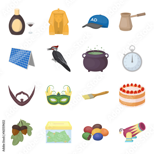 Ecology, religion, animal and other web icon in cartoon style.Charity, building, magic icons in set collection.