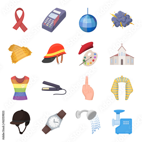 Security, sport, trade and other web icon in cartoon style.Service, electrical appliance, ritual icons in set collection.