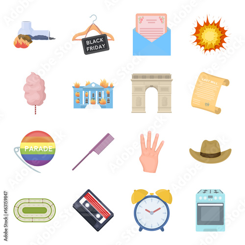 Security, sport, trade and other web icon in cartoon style.Service, electrical appliance, ritual icons in set collection.