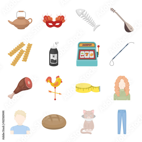 rest, restaurant, business and other web icon in cartoon style.illness, limiter, trousers, icons in set collection.
