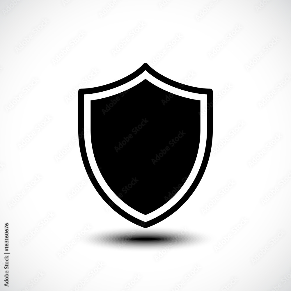 Shield protection icon illustration Shield protection icon illustration