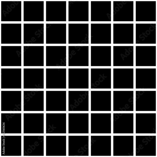 Black square tiles texture illustration