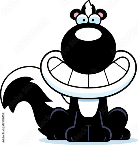 Happy Cartoon Skunk