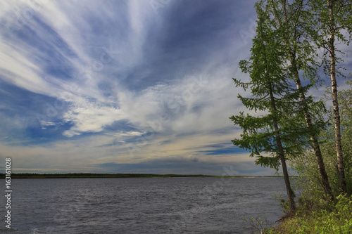 Красота северных рек/фото сделано на левом берегу реки Пур,в районе Коротчаево