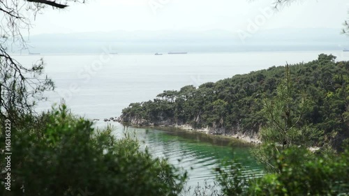 View from island on sea and island landscape