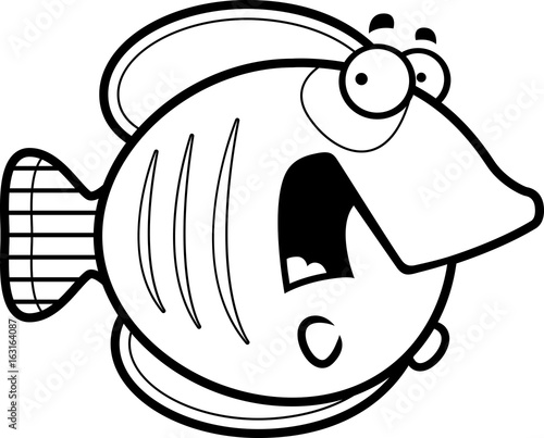Scared Cartoon Butterflyfish