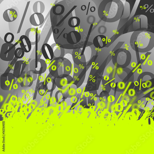 Prozenteregen hellgrün