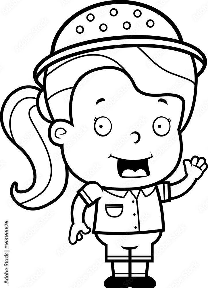 Obraz premium Safari Girl