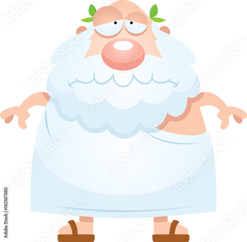 Sad Cartoon Greek