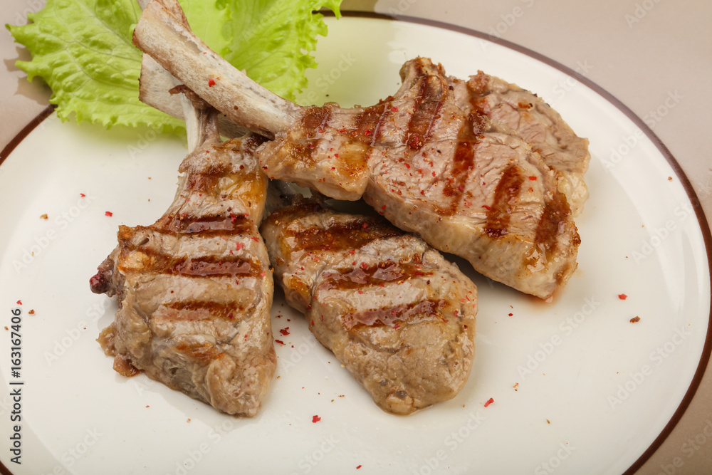 Grilled lamb Grilled lamb