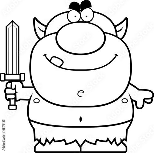 Cartoon Goblin Sword