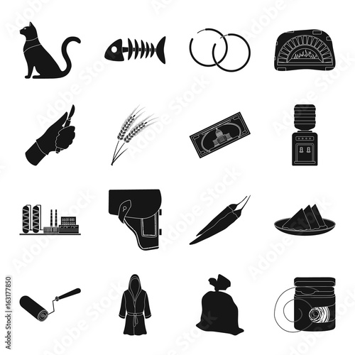 dentistry, garbage, sports, tool and other web icon in black style. building, party, oil, office, food