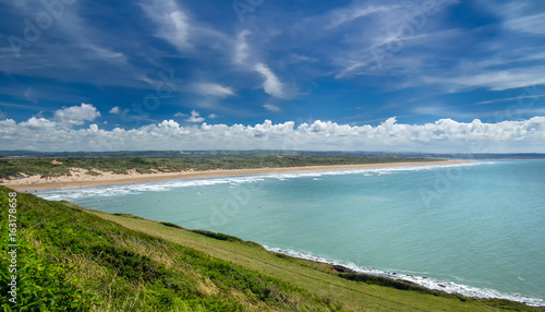 A popular place for outdoor activities is Croyde Beach. Devon. England