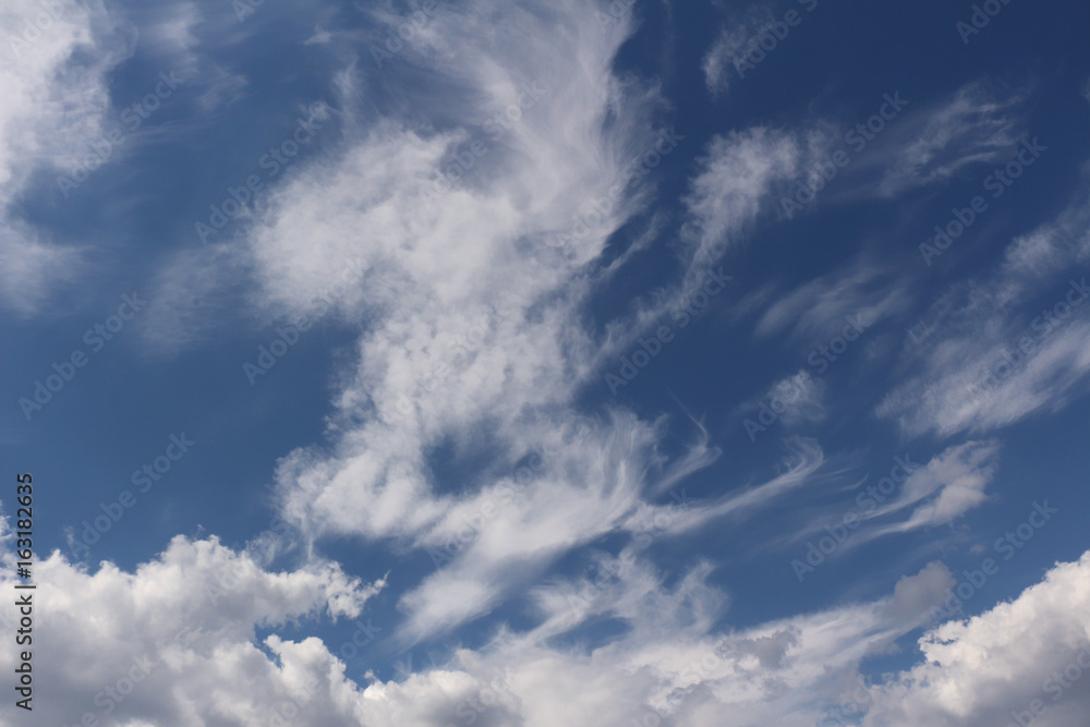 Obraz premium Blue sky with cloud