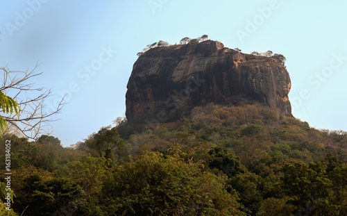 Mount Sigiriya in Sri Lanka.