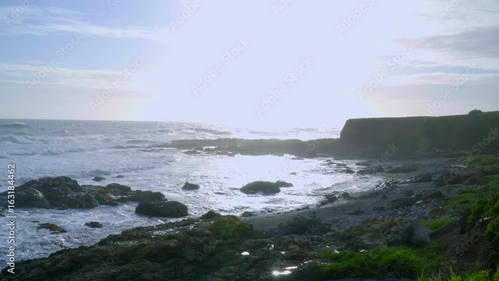 The wild and rocky coast of Shelter Cove