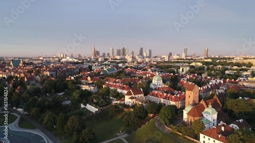 Warszawa z drona photo