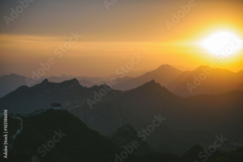 Great Wall of China, summer sunset © A. Aleksandravicius