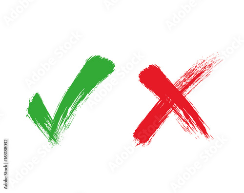 Check mark - stock vector.