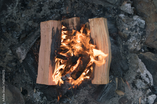 Campfire from Above photo