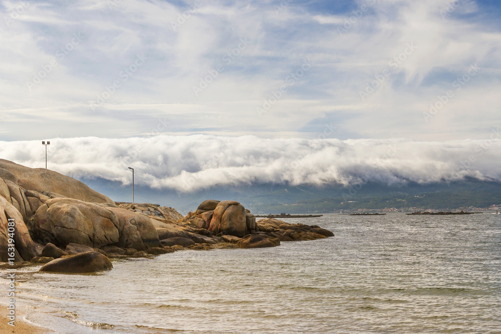 Rocks on Aguiuncho beach