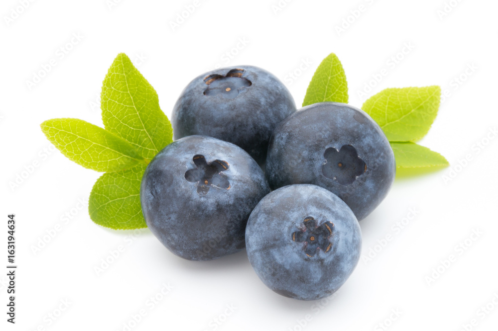 Fresh blueberries on a white background. Fresh blueberries on a white background.