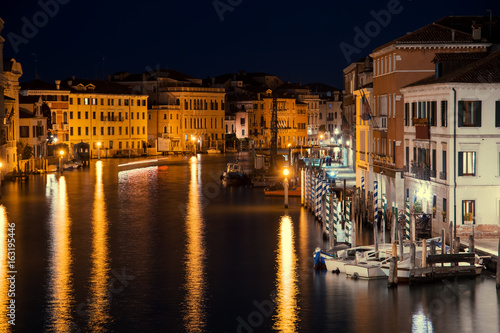 Venice city at summer night. Italy  Europe