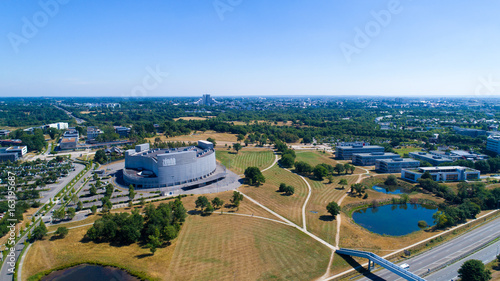 Foto Photographie aérienne du Zénith de Nantes, à Saint Herblain en Loire Atlantique