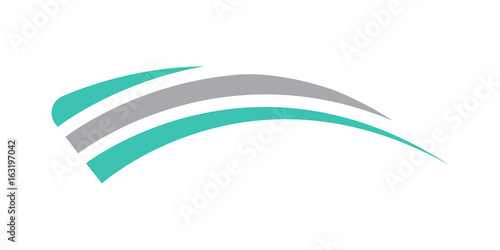wave spalsh swoosh logo vector