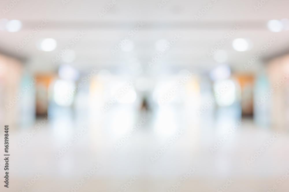Abstract blur beautiful hospital and clinic interior for background - obrazy, fototapety, plakaty 