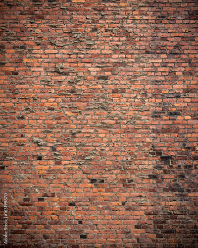 Old brick wall texture background