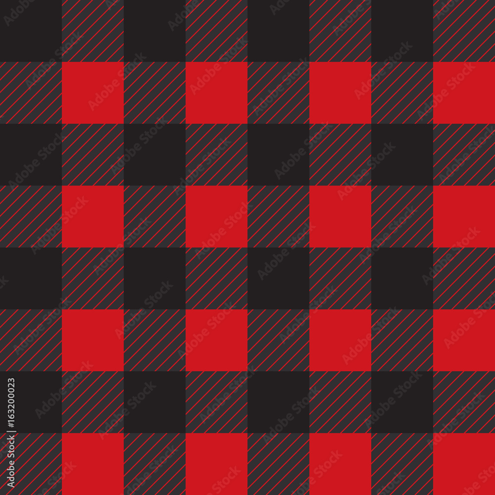 Red and Black Plaid Red and Black Plaid