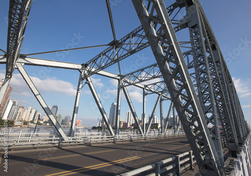 Steel bridge in guangzhou china