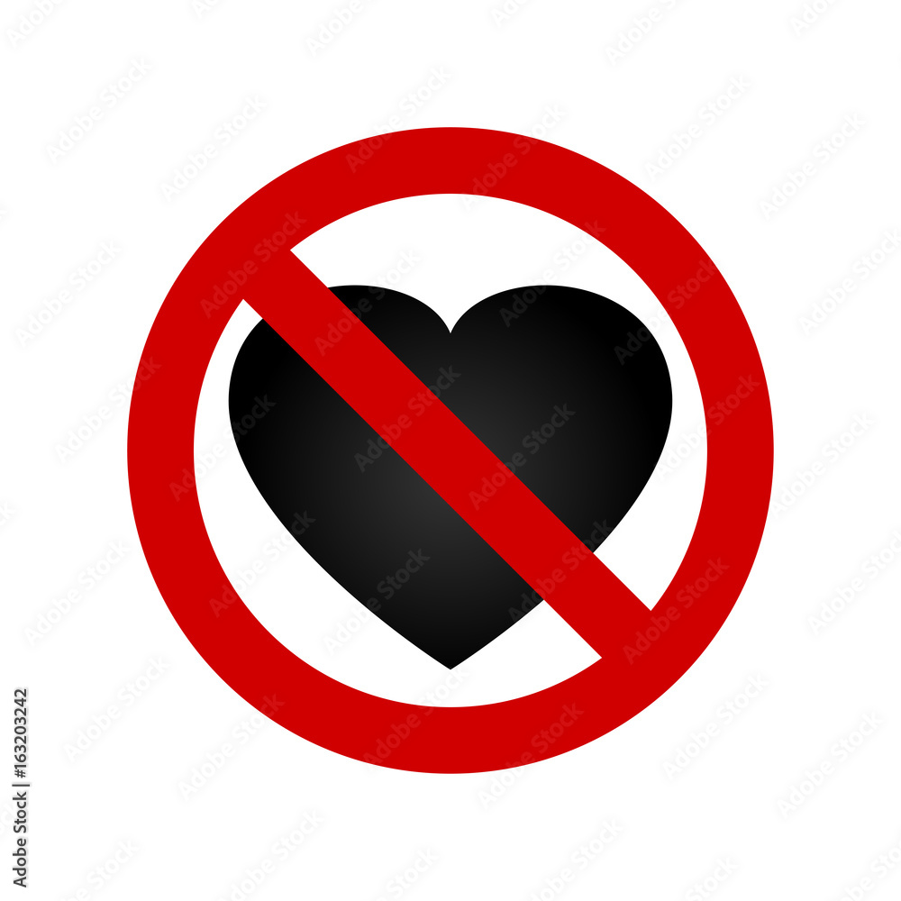 No love sign No love sign