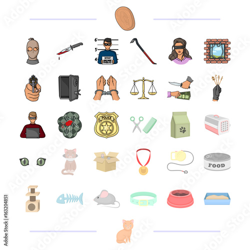 animals, protection, business and other web icon in cartoon style. law, Veterinary clinic, icons in set collection.